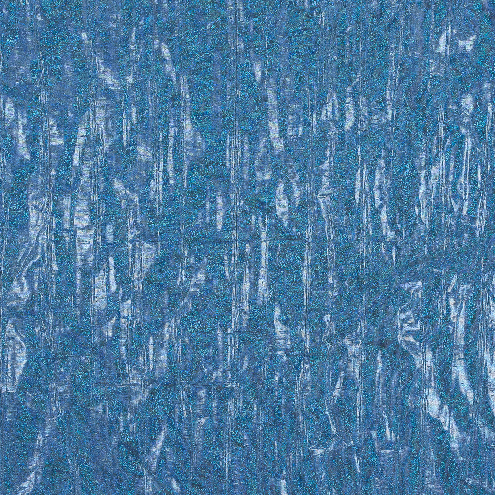 Metallic Blue and Taupe Woven Double Cloth Metallic Blue and Taupe Woven Double Cloth