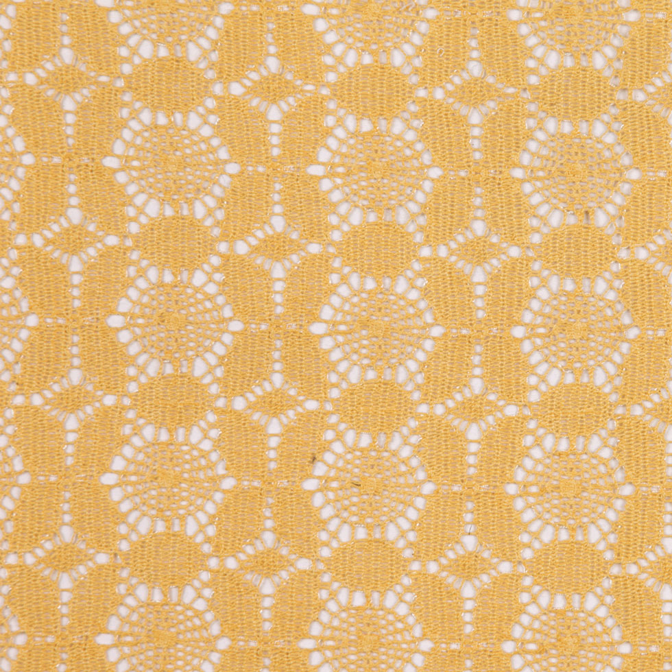 Marigold Floral Polyester Lace Marigold Floral Polyester Lace