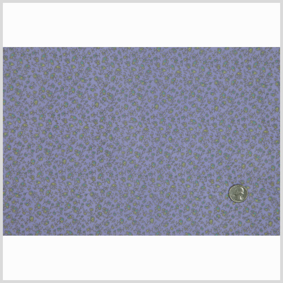 Lavender Petite Floral Sheer Poly Jersey Print Full Lavender Petite Floral Sheer Poly Jersey Print Full