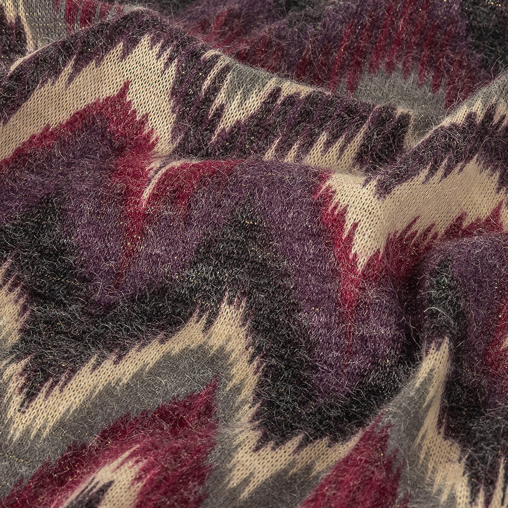 Purple Jersey Prints Detail Purple Jersey Prints Detail