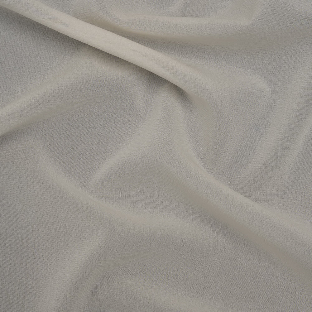 Stretch Silk Chiffon - Ivory - Deadstock Stretch Silk Chiffon - Ivory - Deadstock