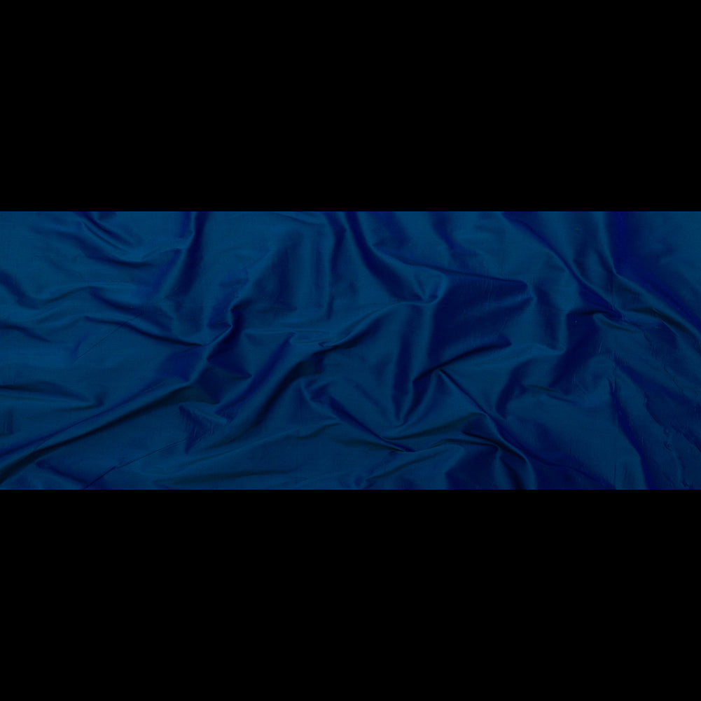 Deep Ultramarine Iridescent Silk Shantung - Full Deep Ultramarine Iridescent Silk Shantung - Full