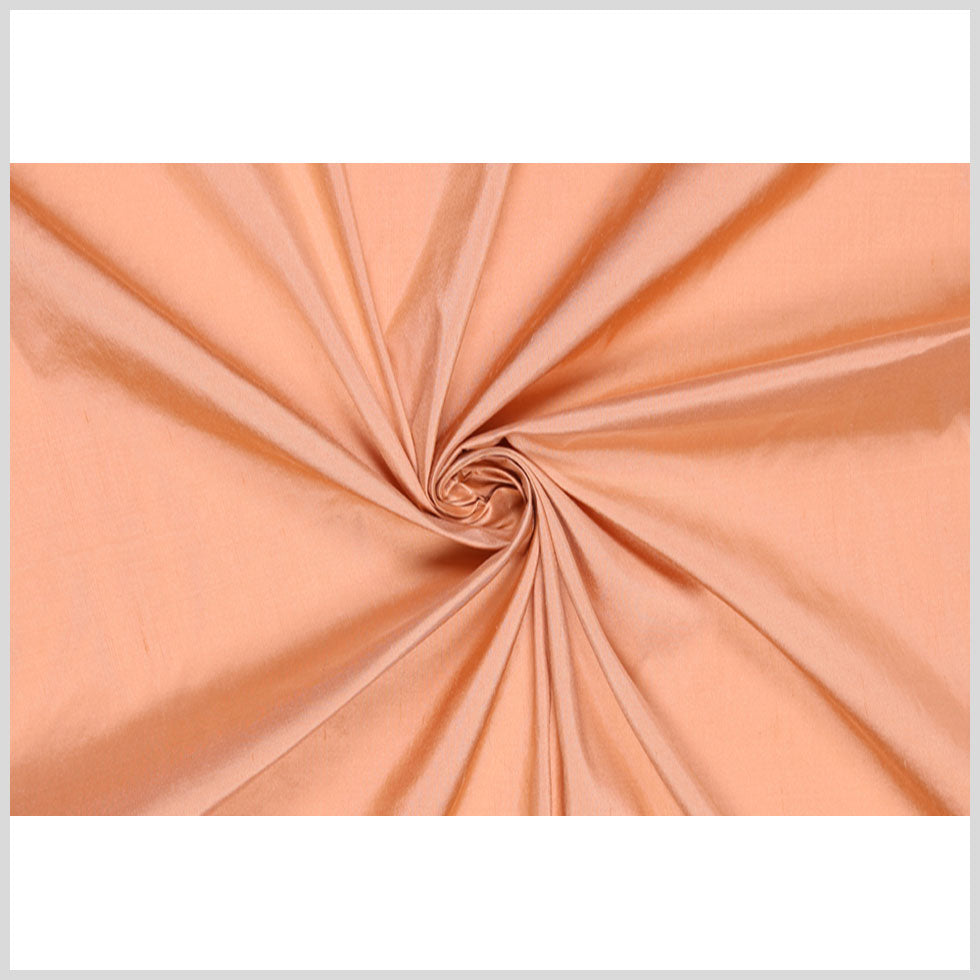 Dark Peach Solid Shantung/Dupioni - Full Dark Peach Solid Shantung/Dupioni - Full