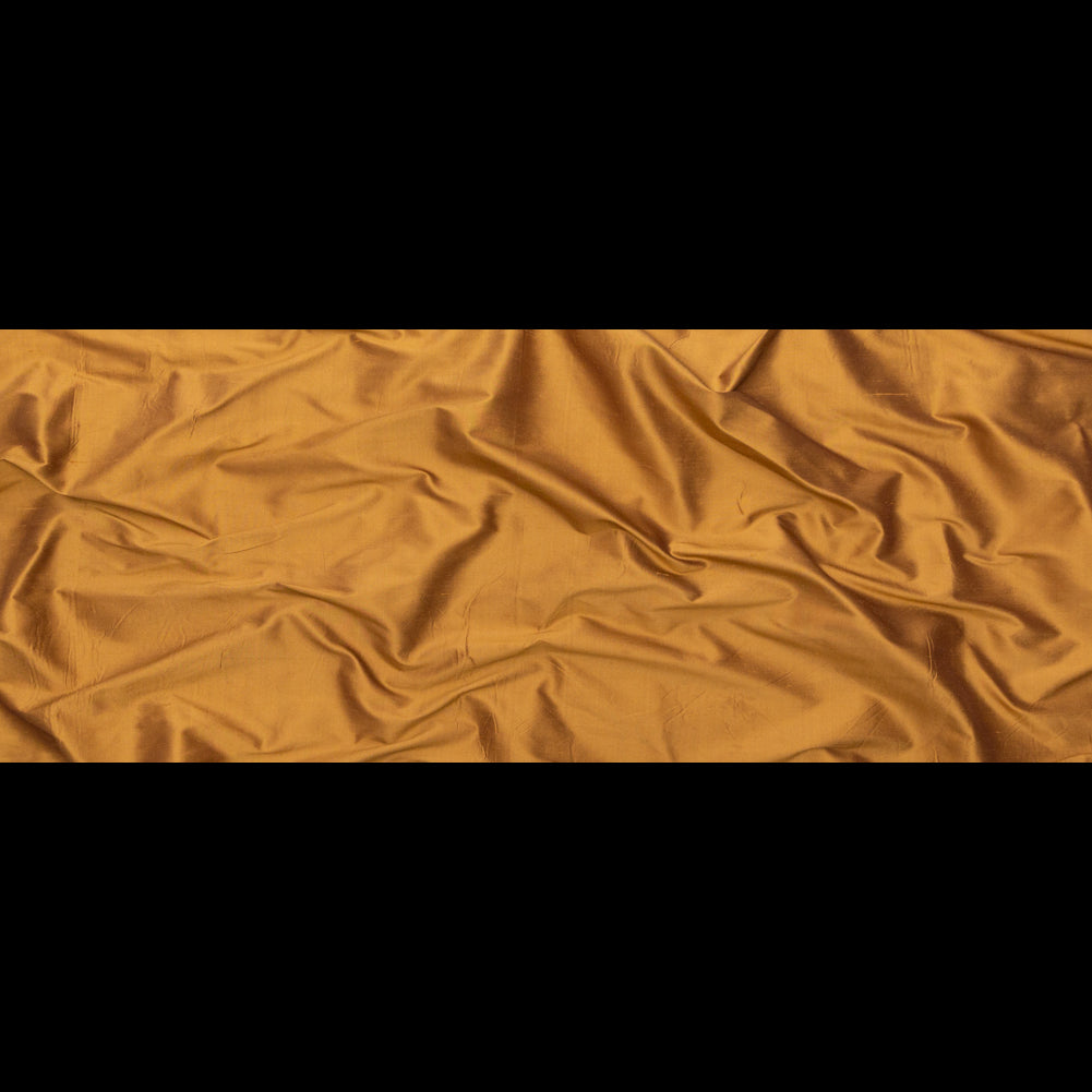 Silk Shantung - Amber Gold - Shantung Collection Full Silk Shantung - Amber Gold - Shantung Collection Full