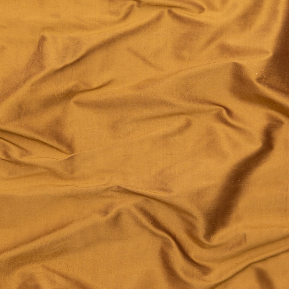 Silk Shantung - Amber Gold - Shantung Collection Silk Shantung - Amber Gold - Shantung Collection
