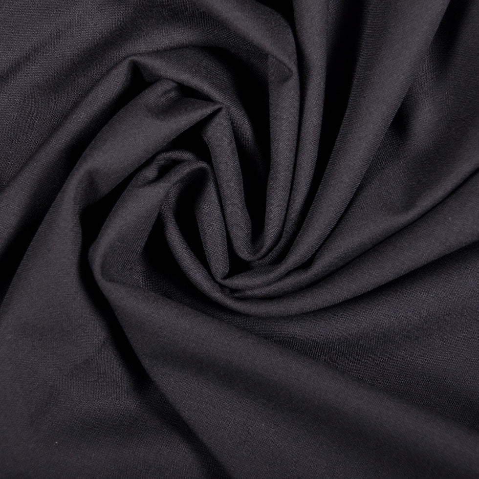 Black Wool-Lycra Suiting Black Wool-Lycra Suiting