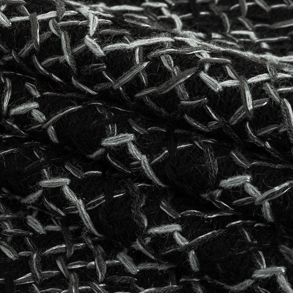 Black/Gray Solid Knits Folded Black/Gray Solid Knits Folded