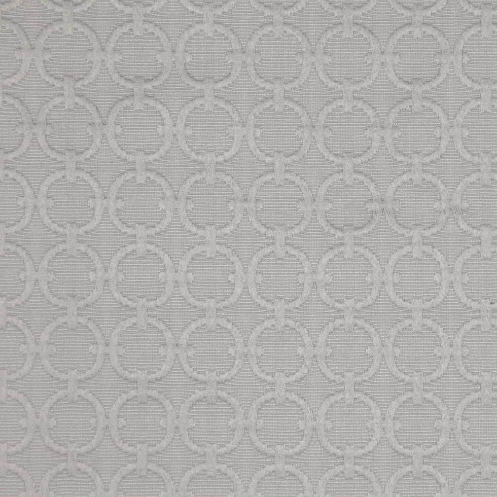 Sterling Geometric Embroidered Cotton-Poly Woven Sterling Geometric Embroidered Cotton-Poly Woven