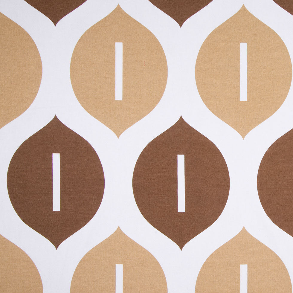 Off-White/Chocolate/Tan Geometric Canvas Off-White/Chocolate/Tan Geometric Canvas