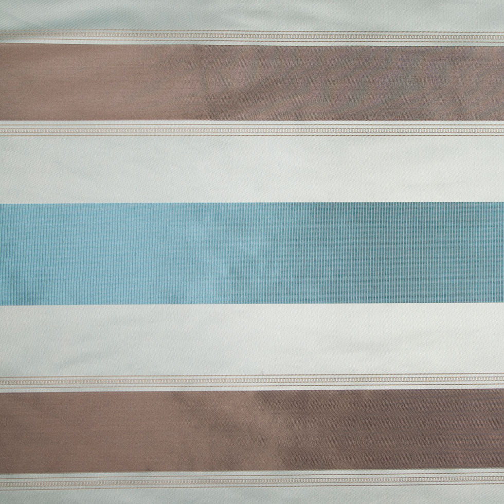 Turquoise/Taupe Stripes Woven Turquoise/Taupe Stripes Woven