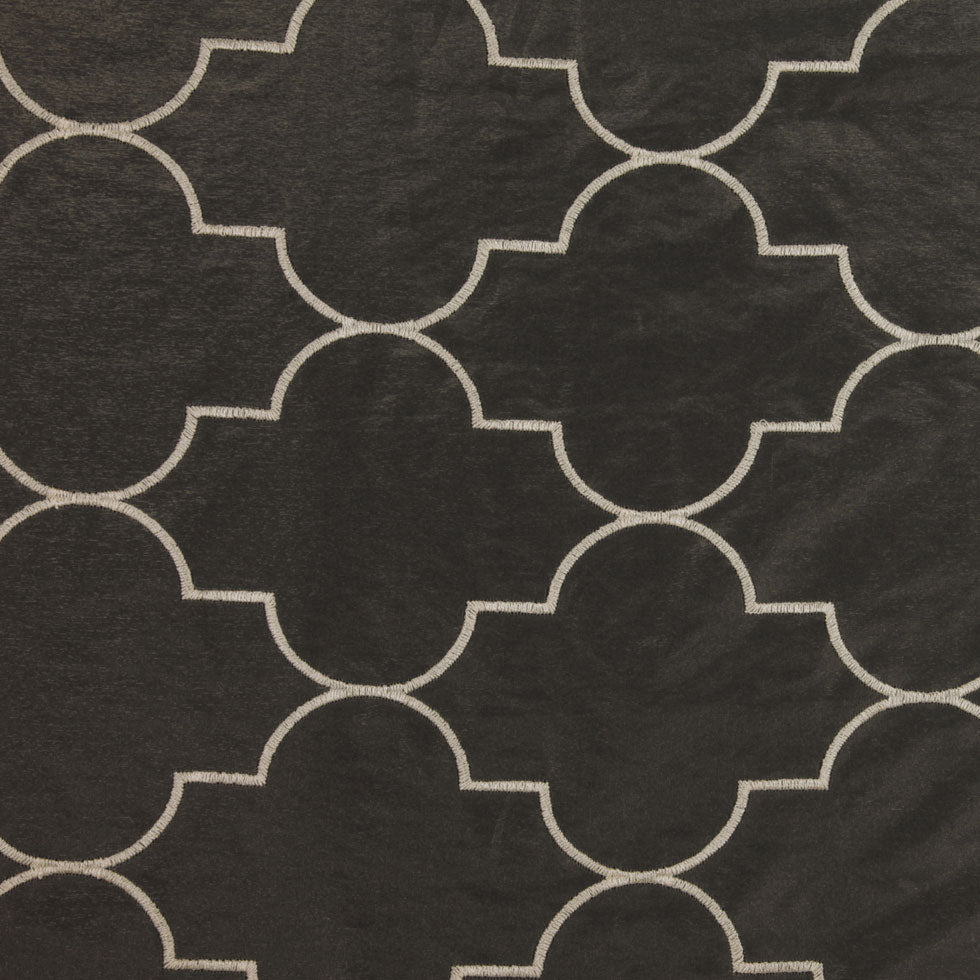 Cream Geometric Sheer Cream Geometric Sheer