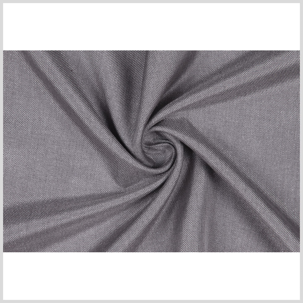 GrayMetallic Silver Solid Linen Lame Full GrayMetallic Silver Solid Linen Lame Full