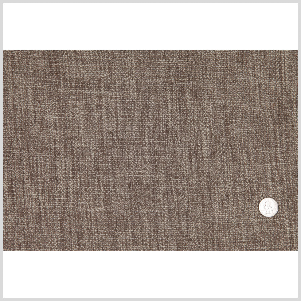 Mocha/Cream Solid Woven Boucle Full Mocha/Cream Solid Woven Boucle Full