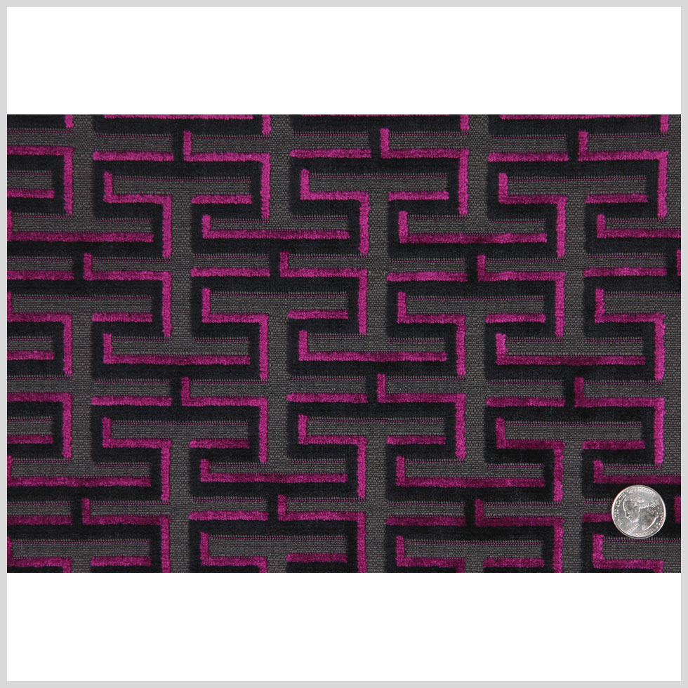Zwart Cardinal Square Geometric Velvet Full Zwart Cardinal Square Geometric Velvet Full