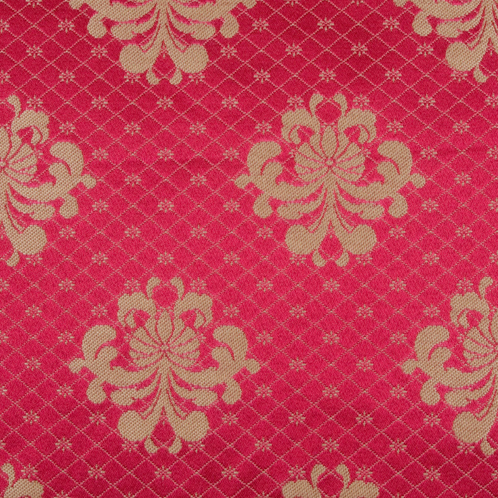 Deep Coral/Gold Classical Brocade Deep Coral/Gold Classical Brocade
