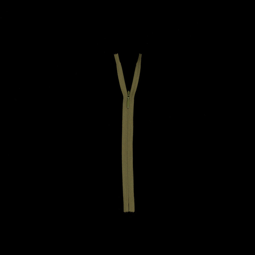 Invisible Zipper 9" by YKK - 247 Green Moss Detail Invisible Zipper 9" by YKK - 247 Green Moss Detail