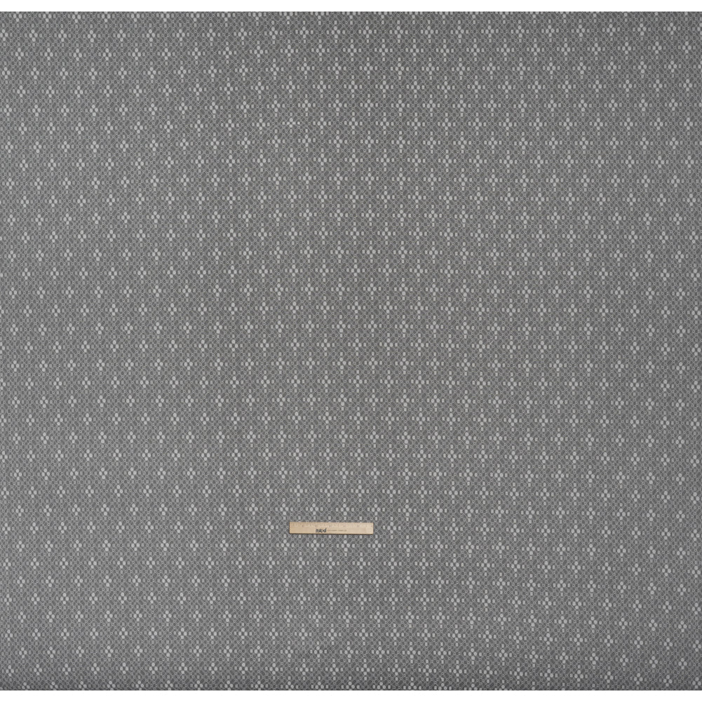 Nylon Raschel Mesh Lace - Ivory Latticework and Dots - Full Nylon Raschel Mesh Lace - Ivory Latticework and Dots - Full