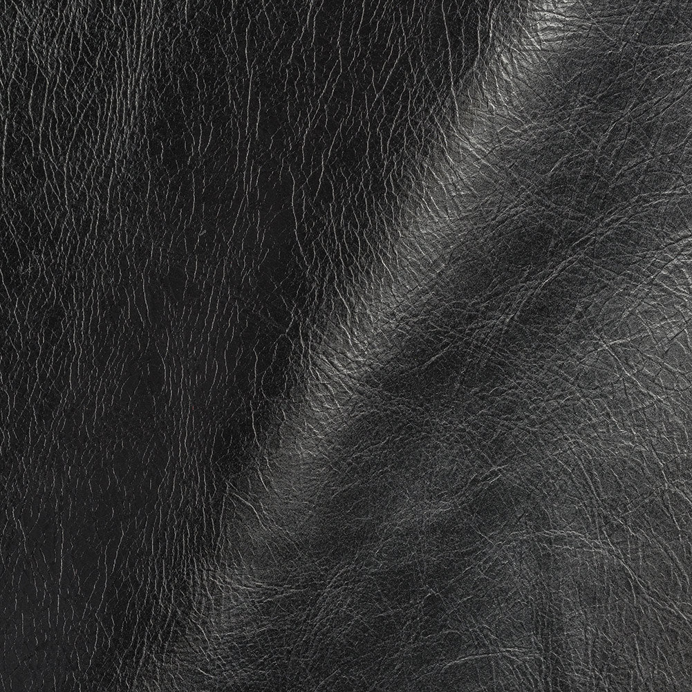 Madeira Italian Black Aniline Dyed Waxed Top Grain Cow Leather Hide Madeira Italian Black Aniline Dyed Waxed Top Grain Cow Leather Hide