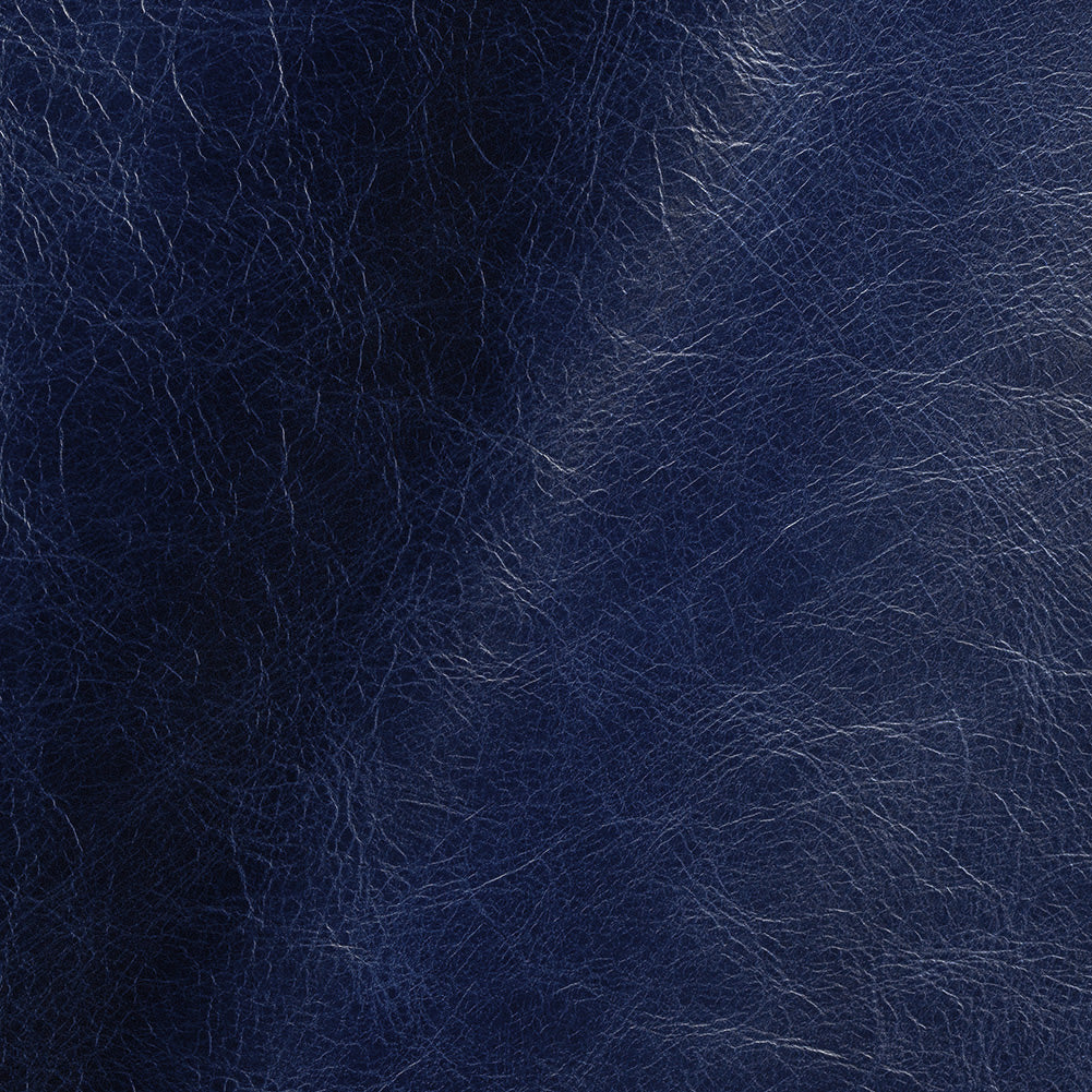 Madeira Italian Indigo Aniline Dyed Waxed Top Grain Cow Leather Hide Madeira Italian Indigo Aniline Dyed Waxed Top Grain Cow Leather Hide