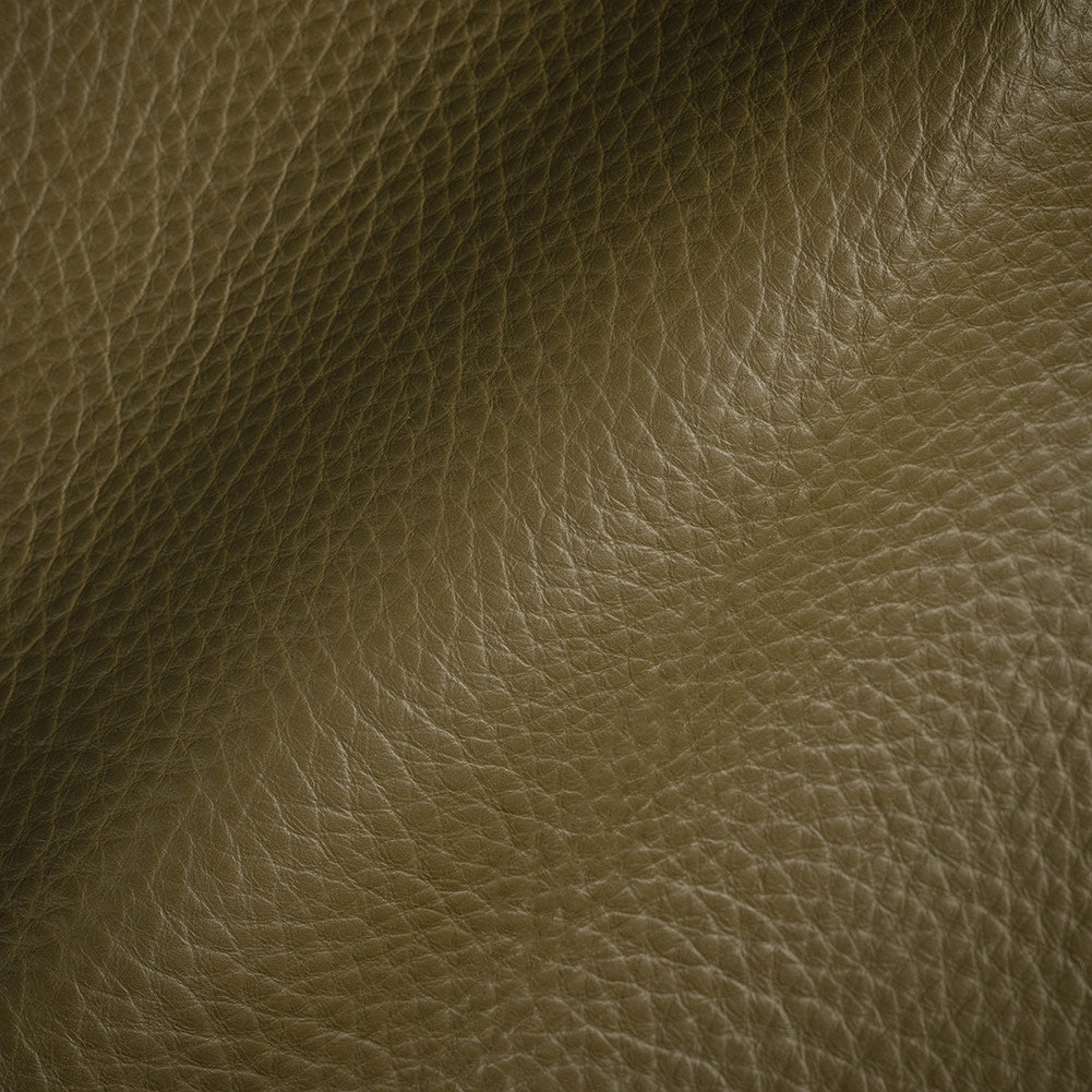 Paloma Italian Olive Semi-Aniline Natural Pebble Top Grain Performance Cow Leather Hide Paloma Italian Olive Semi-Aniline Natural Pebble Top Grain Performance Cow Leather Hide