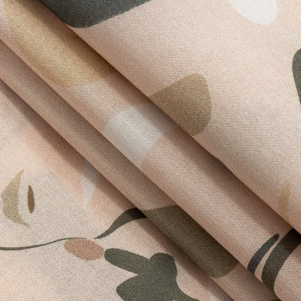 Cotton Voile - Pink and Gray Faces - Le Muse Print - Mood Exclusive Viso Collection - Folded Cotton Voile - Pink and Gray Faces - Le Muse Print - Mood Exclusive Viso Collection - Folded