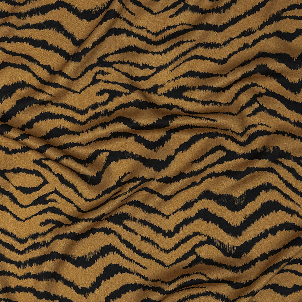 Rayon Challis - Orange Tiger Stripes - Genus Panthera Print - Mood Exclusive Rio Collection Rayon Challis - Orange Tiger Stripes - Genus Panthera Print - Mood Exclusive Rio Collection