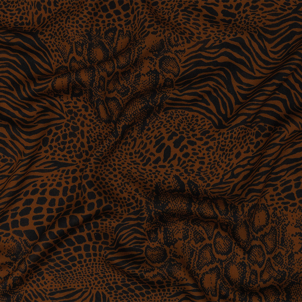 Rayon Challis - Animal Print Patchwork - Untamed Masquerade Print - Mood Exclusive Rio Collection Rayon Challis - Animal Print Patchwork - Untamed Masquerade Print - Mood Exclusive Rio Collection