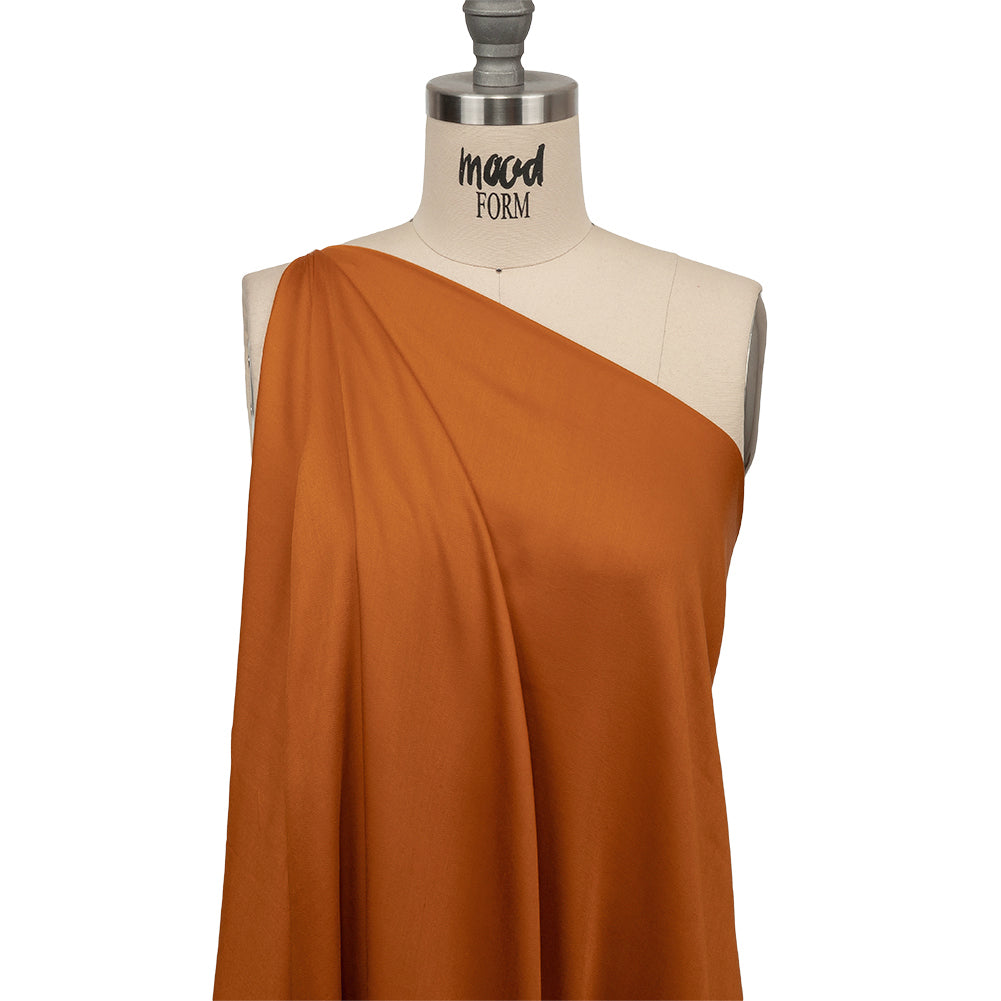 Rayon Challis - Harvest Pumpkin - Mood Exclusive Vivian Collection - Drape Rayon Challis - Harvest Pumpkin - Mood Exclusive Vivian Collection - Drape