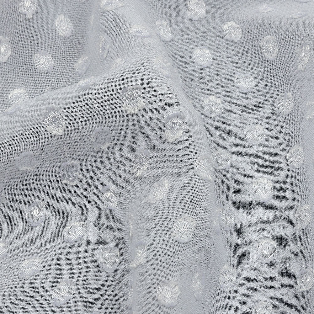 Polyester Swiss Dot - White - Mood Exclusive Annamae Collection Detail Polyester Swiss Dot - White - Mood Exclusive Annamae Collection Detail