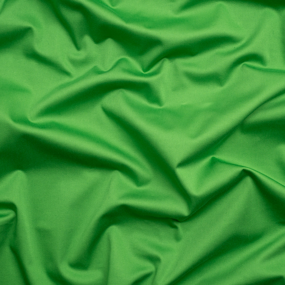 Stretch Cotton Sateen - Green - Mood Exclusive Carlos Collection Stretch Cotton Sateen - Green - Mood Exclusive Carlos Collection