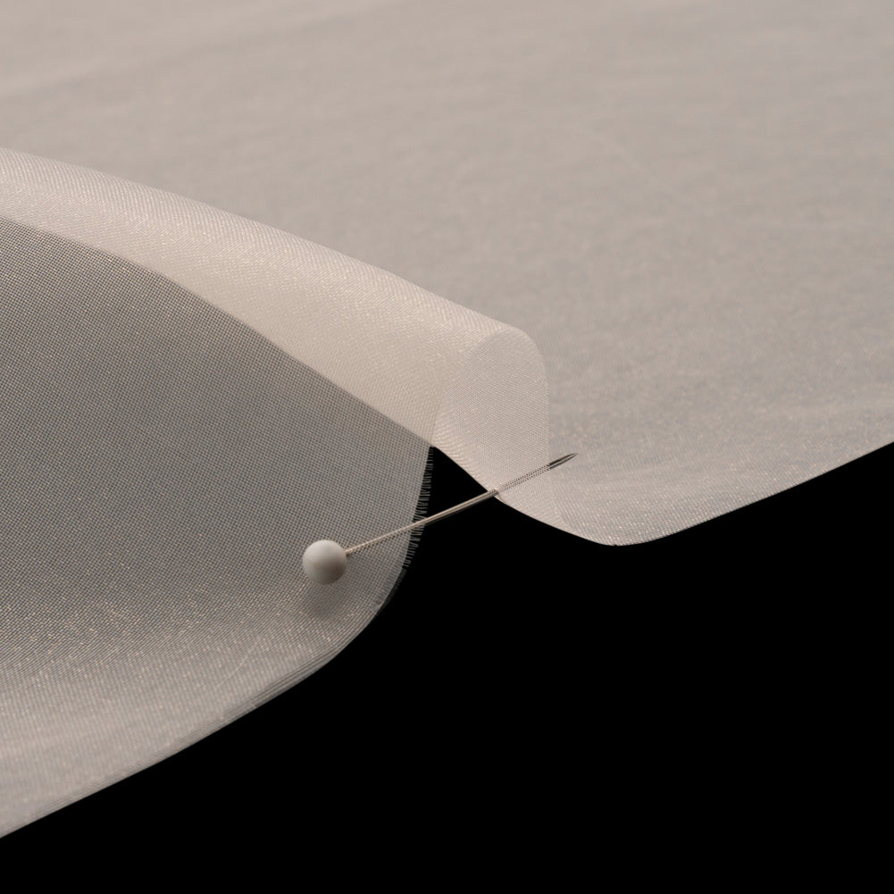 Polyester Organza - Ecru - Luscinia Collection by Mood - Detail Polyester Organza - Ecru - Luscinia Collection by Mood - Detail