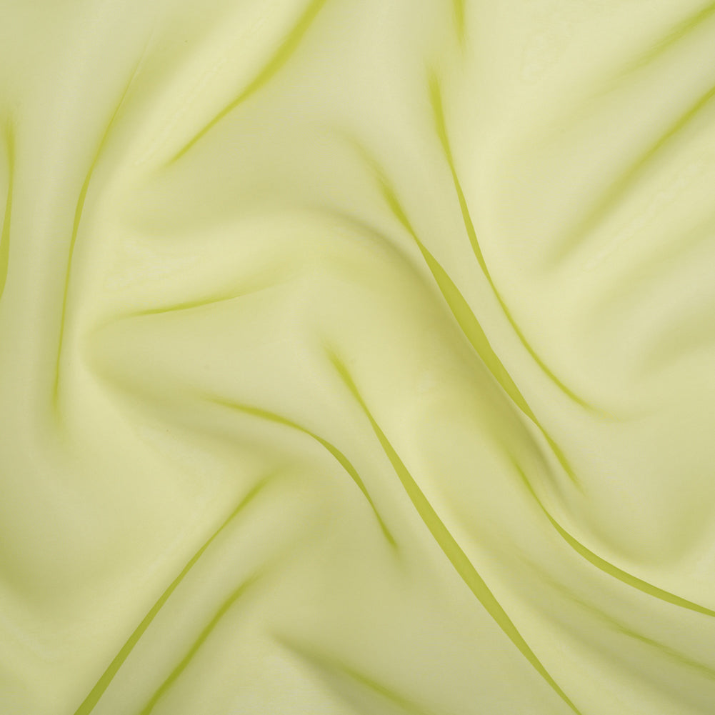 Polyester Organza - Peridot Green - Luscinia Collection by Mood Polyester Organza - Peridot Green - Luscinia Collection by Mood