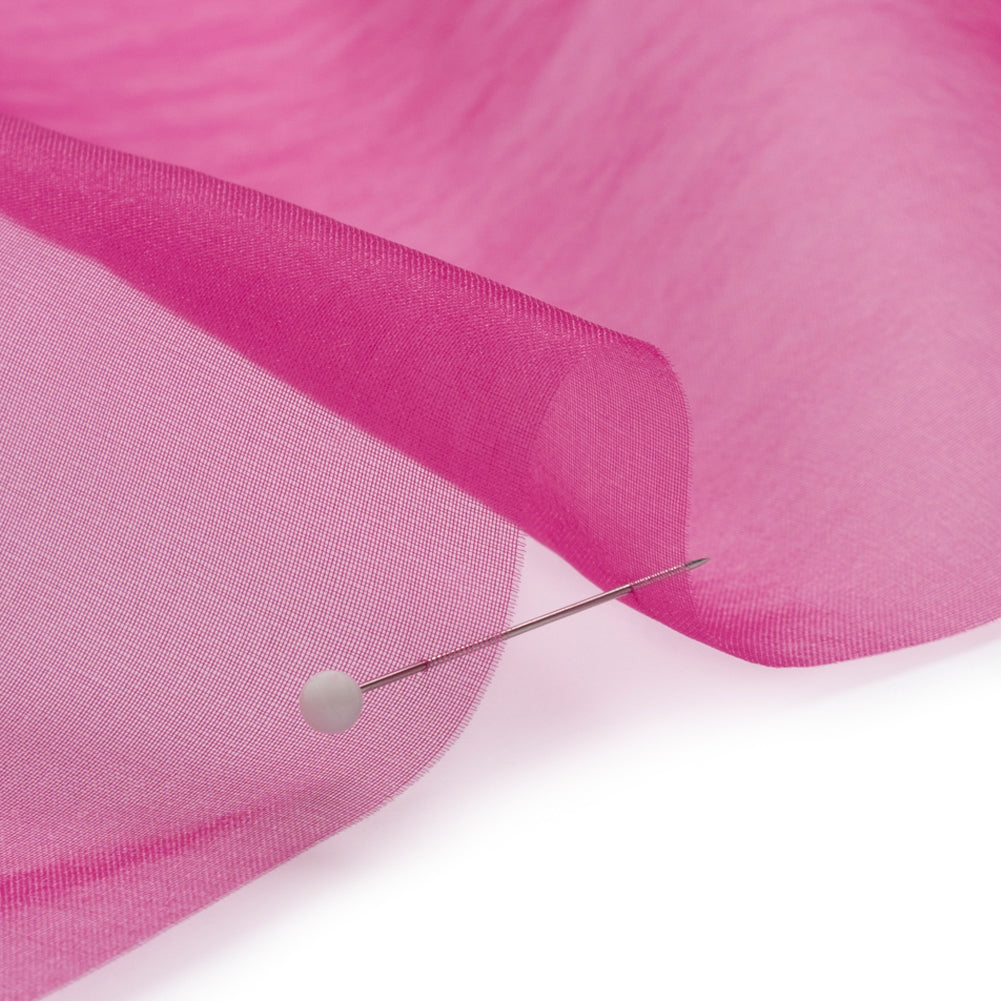 Polyester Organza - Magenta Haze - Luscinia Collection by Mood - Detail Polyester Organza - Magenta Haze - Luscinia Collection by Mood - Detail