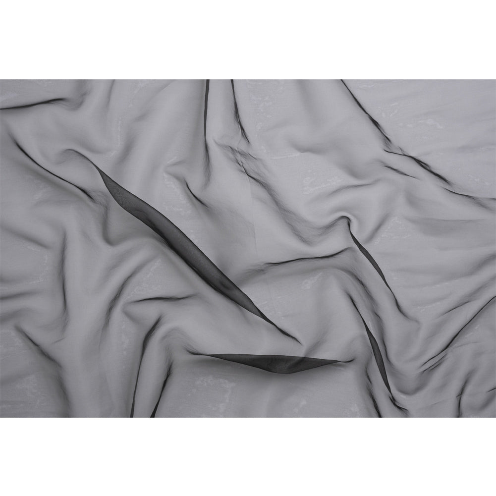 Polyester Organza - Black - Luscinia Collection by Mood - Full Polyester Organza - Black - Luscinia Collection by Mood - Full