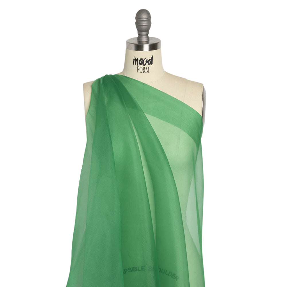 Polyester Organza - Kelly Green - Luscinia Collection by Mood - Drape Polyester Organza - Kelly Green - Luscinia Collection by Mood - Drape