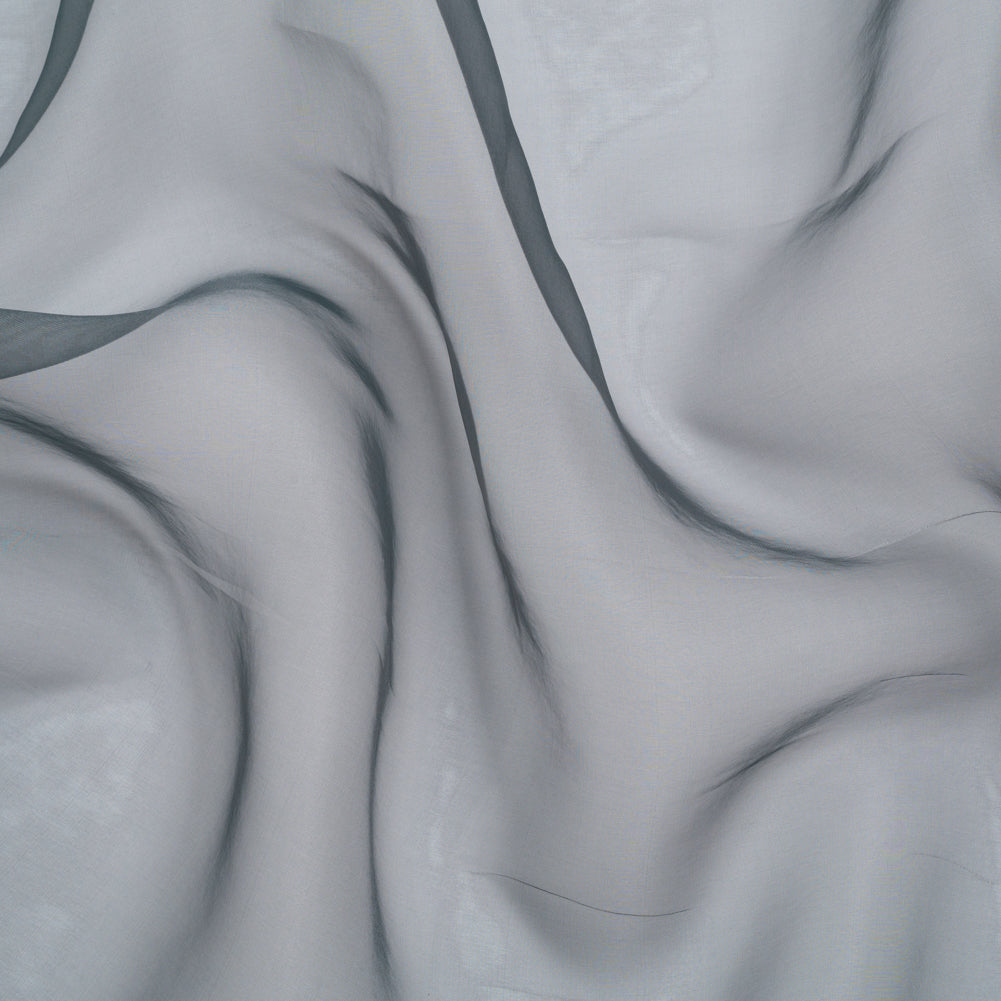 Polyester Organza - Charcoal Gray - Luscinia Collection by Mood Polyester Organza - Charcoal Gray - Luscinia Collection by Mood