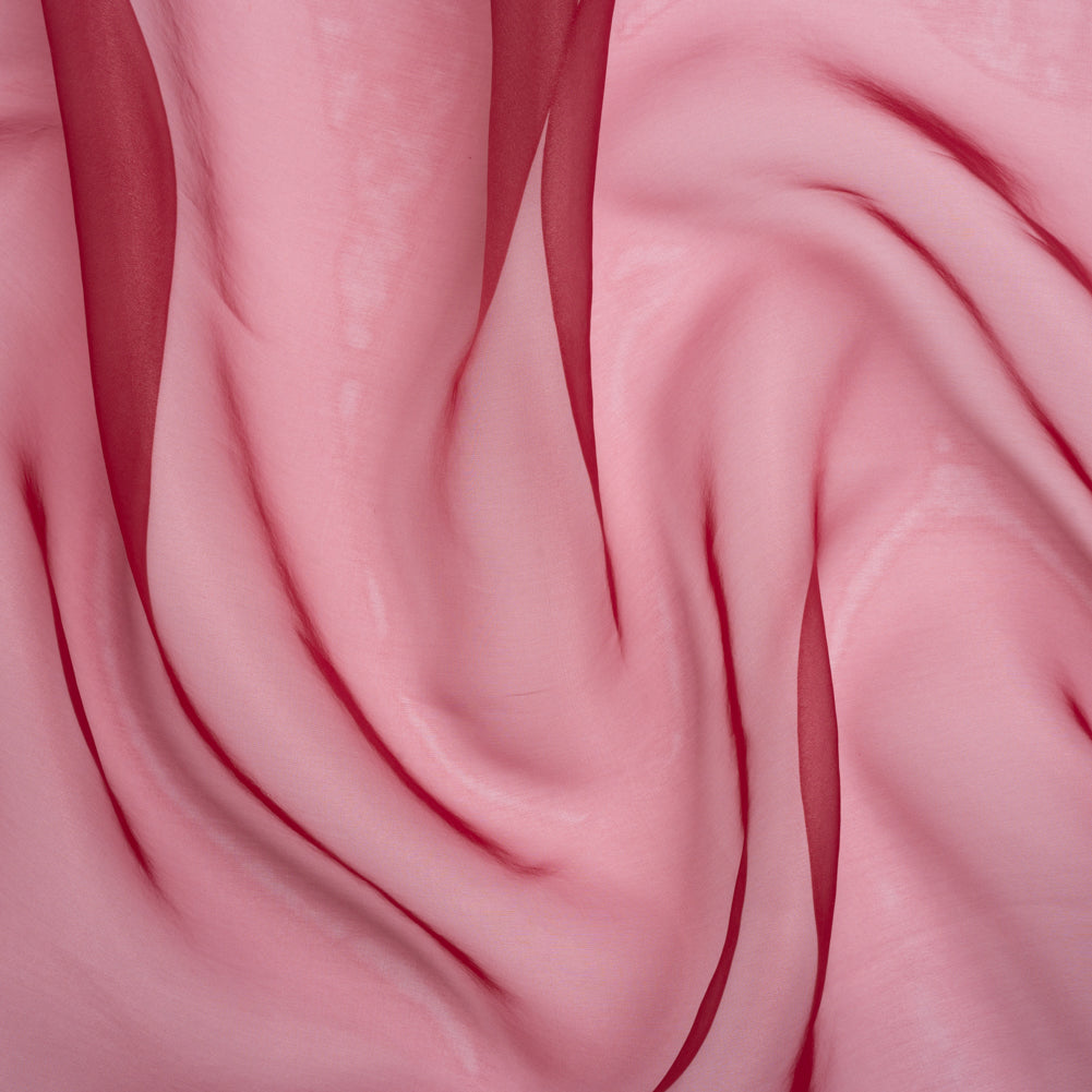 Polyester Organza - Burgundy - Luscinia Collection by Mood Polyester Organza - Burgundy - Luscinia Collection by Mood