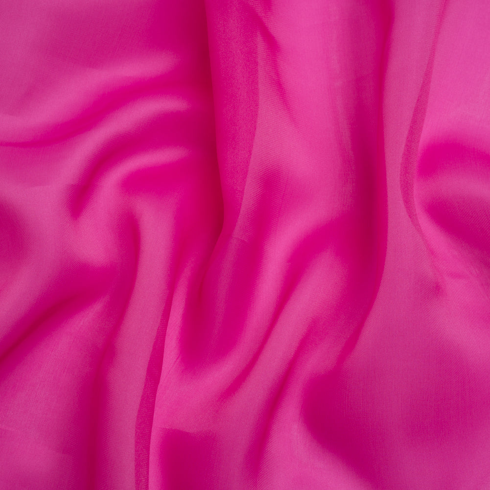 Satin-Faced Polyester Organza - Magenta Haze - Ardea Collection by Mood Satin-Faced Polyester Organza - Magenta Haze - Ardea Collection by Mood