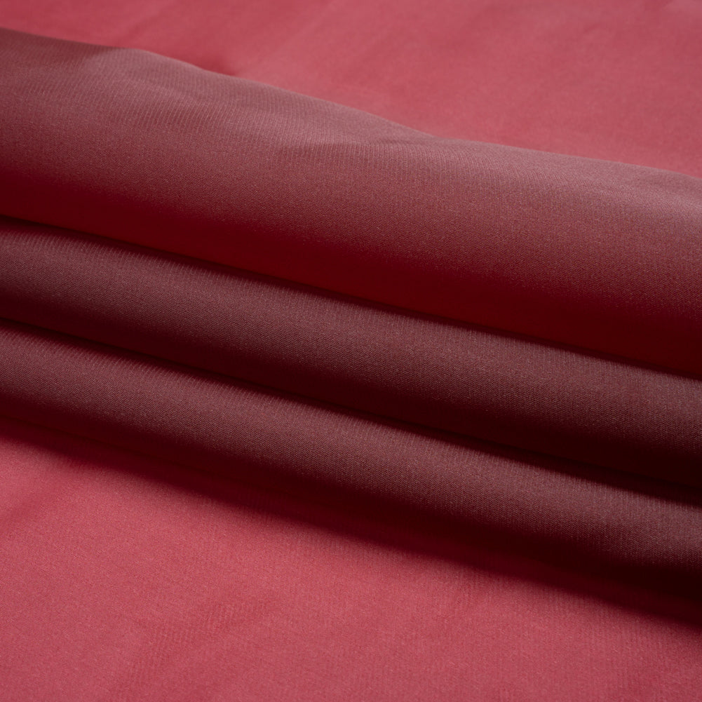 Satin-Faced Polyester Organza - Burgundy - Ardea Collection by Mood Folded Satin-Faced Polyester Organza - Burgundy - Ardea Collection by Mood Folded