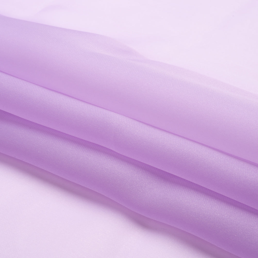 Satin-Faced Polyester Organza - Lavender - Ardea Collection by Mood Folded Satin-Faced Polyester Organza - Lavender - Ardea Collection by Mood Folded