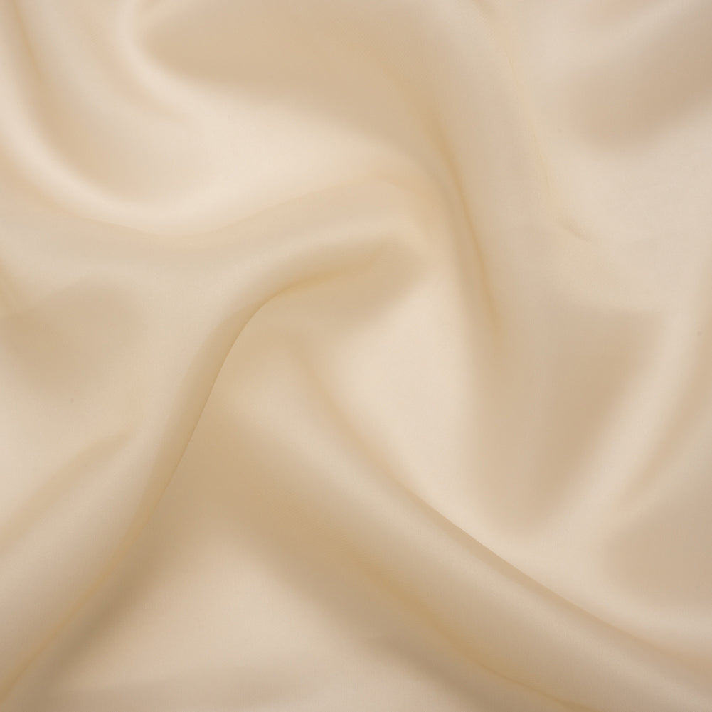 Satin-Faced Polyester Organza - Cashmere - Ardea Collection by Mood Satin-Faced Polyester Organza - Cashmere - Ardea Collection by Mood