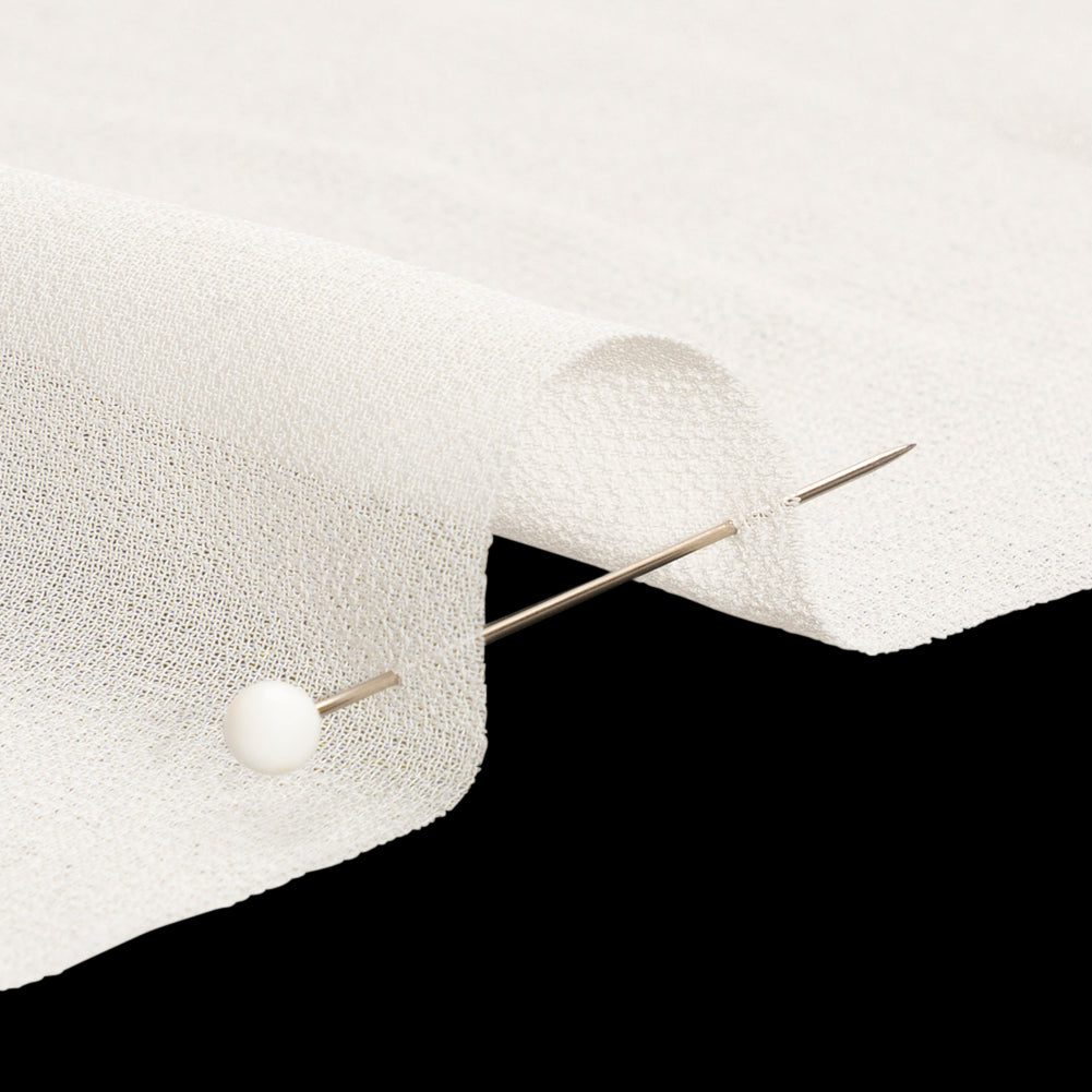 Polyester High-Multi Chiffon - Antique White - Netta Collection by Mood - Detail Polyester High-Multi Chiffon - Antique White - Netta Collection by Mood - Detail