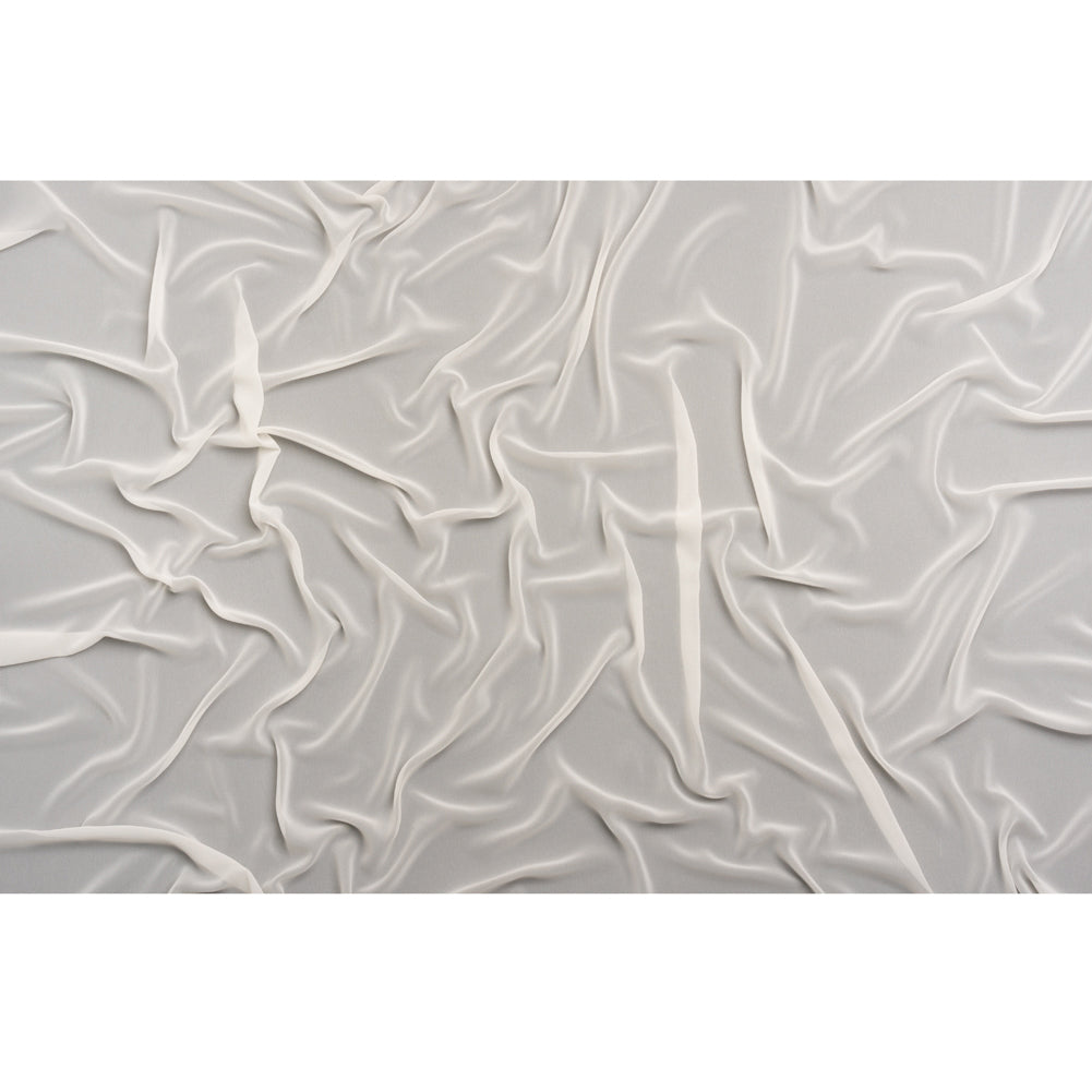Polyester High-Multi Chiffon - Antique White - Netta Collection by Mood - Full Polyester High-Multi Chiffon - Antique White - Netta Collection by Mood - Full