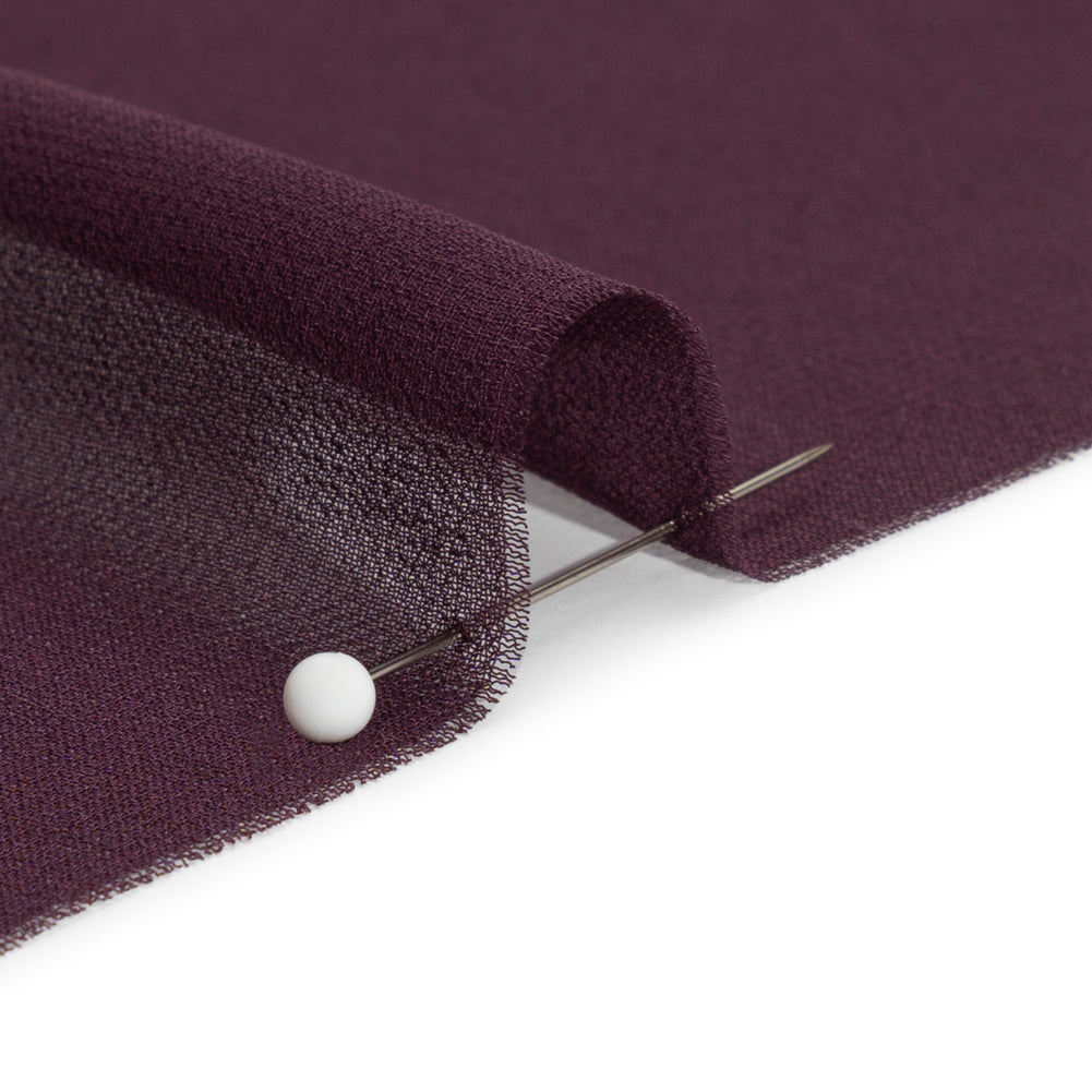 Polyester High-Multi Chiffon - Eggplant - Netta Collection by Mood Detail Polyester High-Multi Chiffon - Eggplant - Netta Collection by Mood Detail
