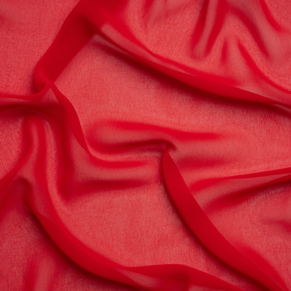 Polyester High-Multi Chiffon - Red - Netta Collection by Mood - Image 2 of 8 Polyester High-Multi Chiffon - Red - Netta Collection by Mood - Image 2 of 8