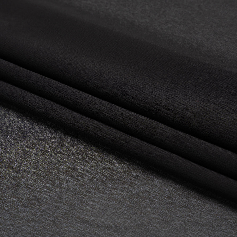 Polyester High-Multi Chiffon - Black - Netta Collection by Mood - Folded Polyester High-Multi Chiffon - Black - Netta Collection by Mood - Folded