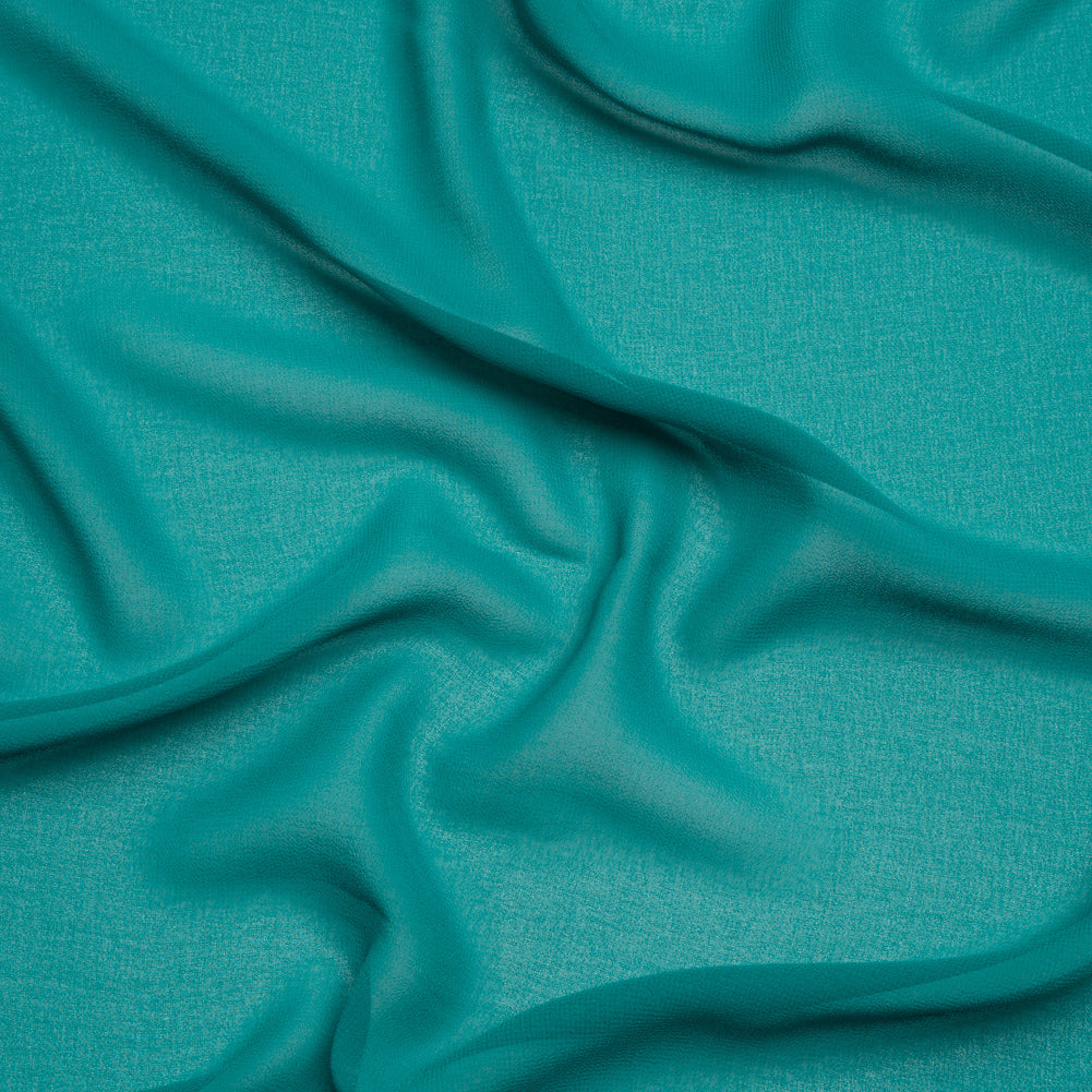 Polyester High-Multi Chiffon - Deep Teal - Netta Collection by Mood Polyester High-Multi Chiffon - Deep Teal - Netta Collection by Mood