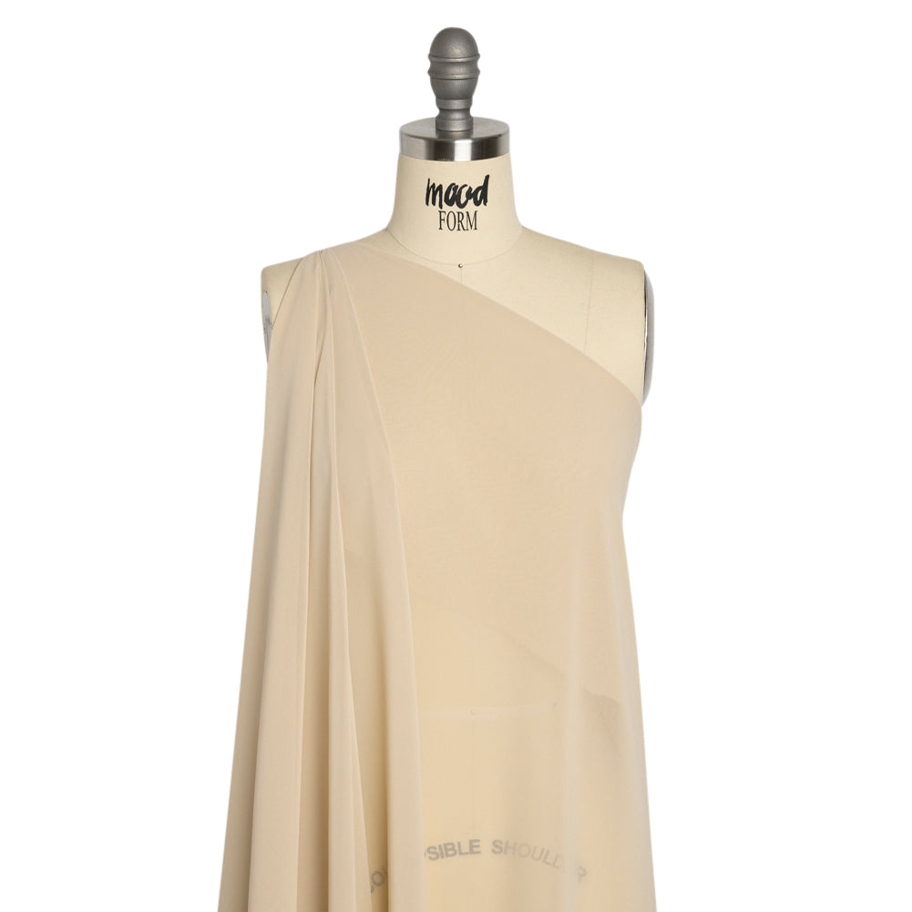Polyester High-Multi Chiffon - Cashmere - Netta Collection by Mood - Drape Polyester High-Multi Chiffon - Cashmere - Netta Collection by Mood - Drape