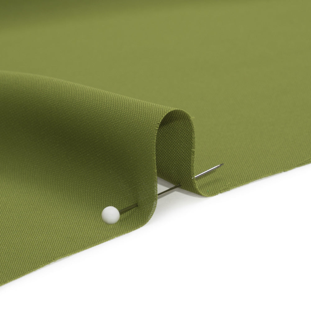 Polyester Double Georgette - Pesto Green - Mimosa Collection by Mood - Detail Polyester Double Georgette - Pesto Green - Mimosa Collection by Mood - Detail