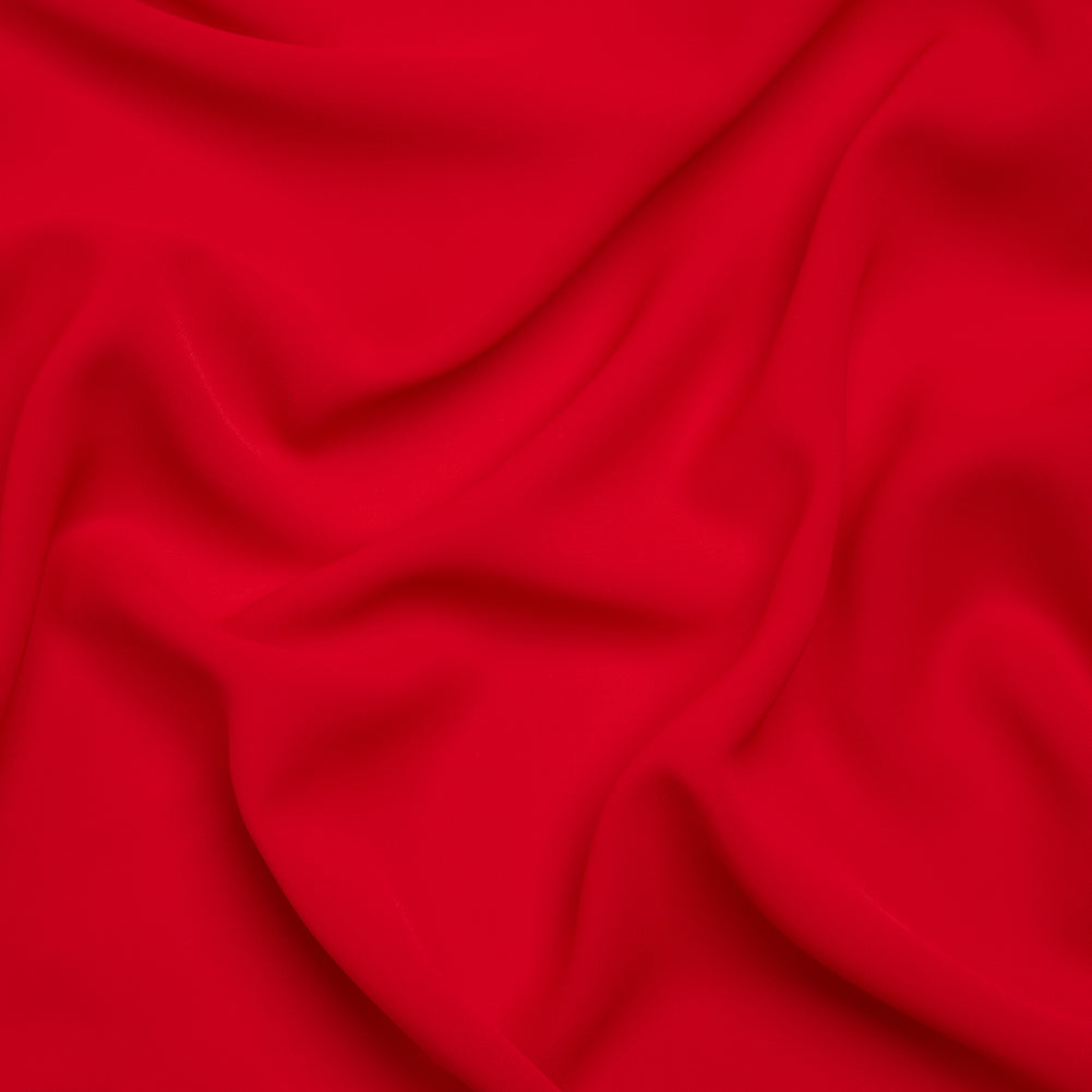Polyester Double Georgette - Red - Mimosa Collection by Mood Polyester Double Georgette - Red - Mimosa Collection by Mood